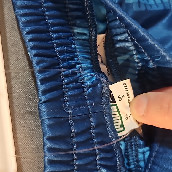 PUMA 2 PIECE OUTFIT: SHIRT/SHORTS: GRAY/BLUE: NEW WITH TAGS: SIZE 5 - Picture 6 of 6